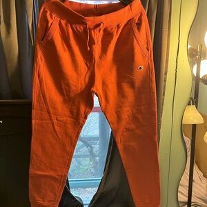 Champion Orange sweatpants